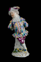 P104 - MEISSEN FIGURE “BOY AS HARLEQUIN”
