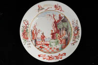 P160 - MEISSEN HAUSMALEREI PLATE