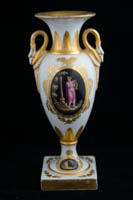 P036 - PAIR OF SEVRES STYLE VASES