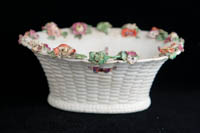 P029 - CHELSEA FLOWER-ENCRUSTED BASKET