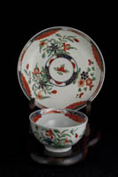 P090 - WORCESTER TEABOWL AND SAUCER