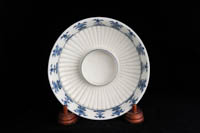 P092 - EARLY ROUEN BLUE AND WHITE BEAKER AND SAUCER