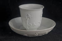P099 - MEISSEN CUP AND SAUCER