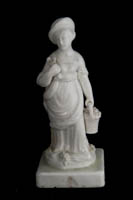 P098 - LONGTON HALL FIGURE OF A GARDENER”S COMPANION