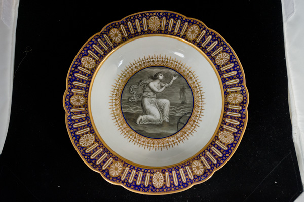 P139 - WORCESTER SOUP PLATE FROM THE “HOPE SERVICE”