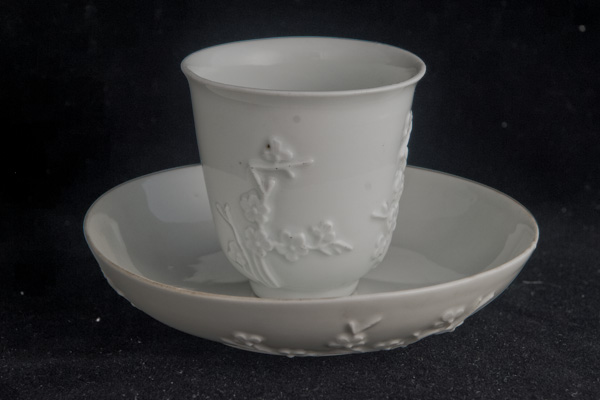 P099 - MEISSEN CUP AND SAUCER